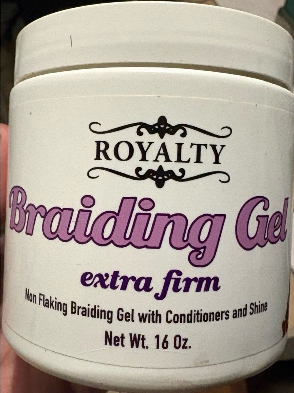 New Royalty Braiding Gel- Great for Edges and Dreadlocks !